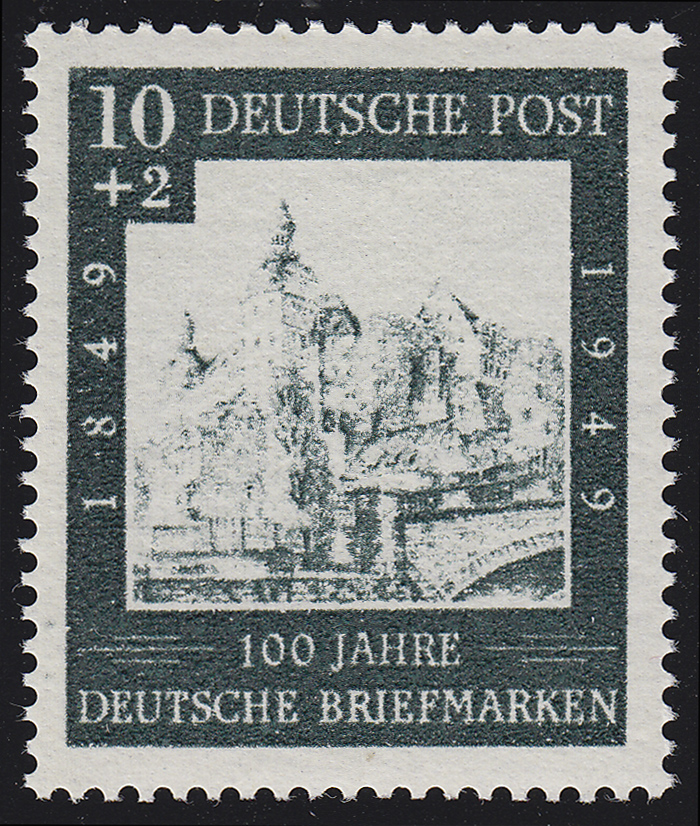 113 Deutsche Briefmarken 102 Pf Versuchsdruck Postfrisch