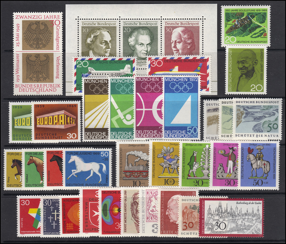 DDR Briefmarken Jahrgang 1969 Komplett Postfrisch – 100 Motive Inkl. Sondermarken & Blocks (MNH)