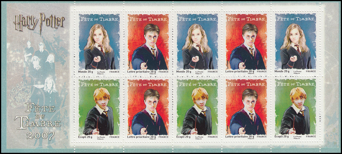 Harry Potter Toller Briefmarken Kleinbogen aus Portugal 