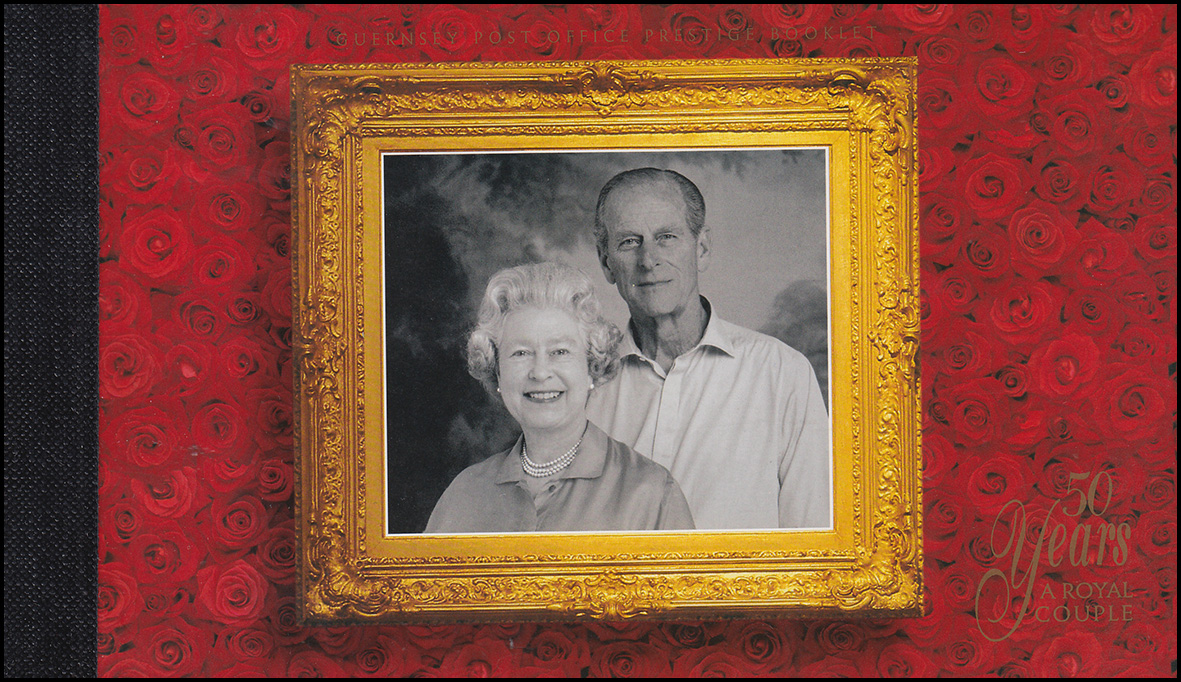 Guernsey Markenheftchen 41 Goldene Hochzeit von Königin Elisabeth II