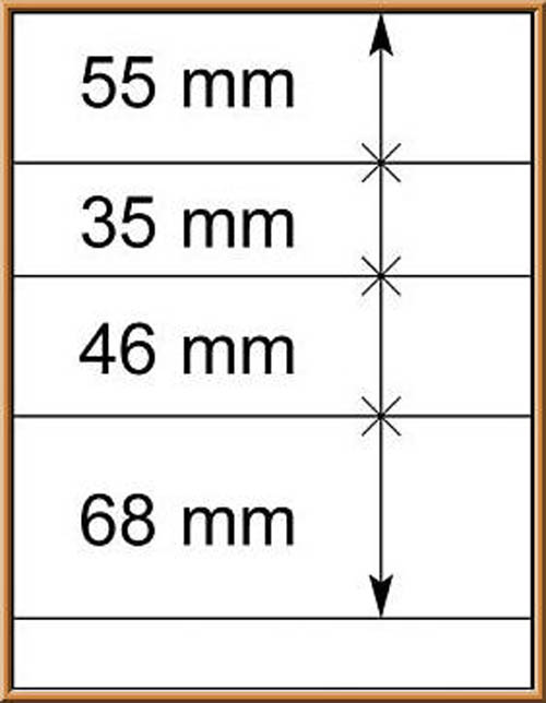 Lindner 802bo Blanko-Blätter – 272 X 296 Mm – 18-Ring-Lochung – 160 G/qm – Säurefrei, Alterungsbeständig – 10er-Pack – Für Briefmarken-Sammlungen